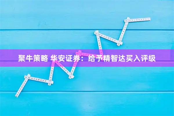 聚牛策略 华安证券：给予精智达买入评级